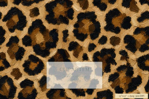 Download Oil Paint Leopard Print Pattern Design - Pattern design Collection