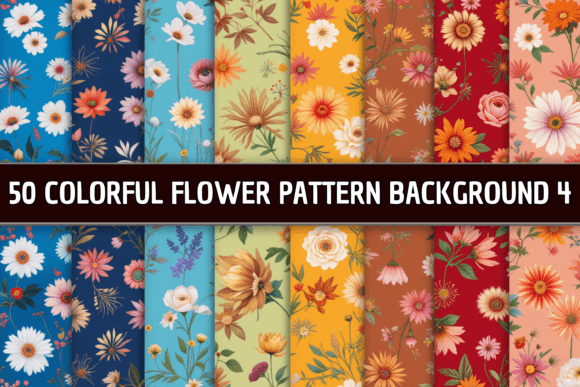 Download Silver and Gold Flower Backgrounds 4 - Premium Bundle