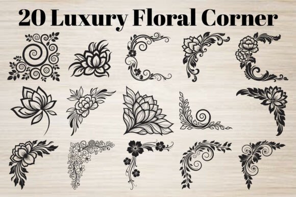 Download Luxury Floral Corner - Premium Resources