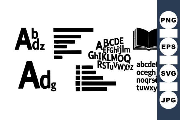 Download Modern Typography Alphabet Set - Typography alphabet Collection